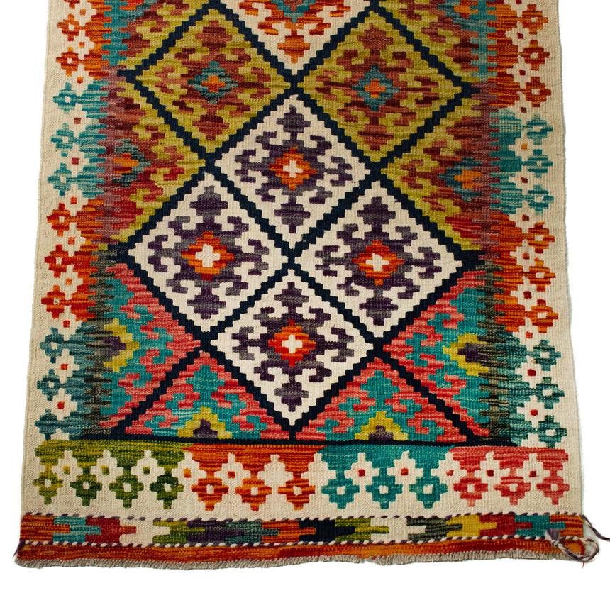 Kilim Afgano | 400 x 85 cm