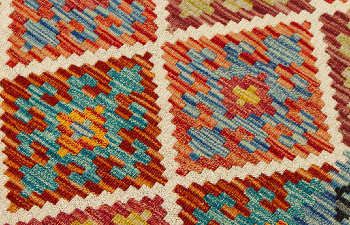 Kilim Afgano | 399 x 82 cm