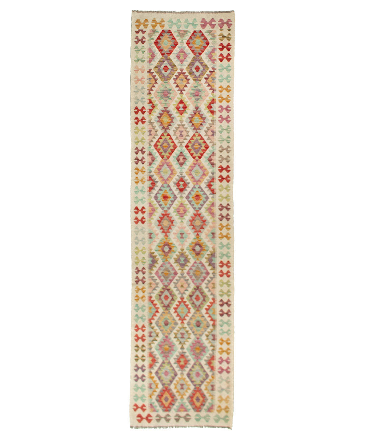 Kilim Afgano | 382 x 82 cm