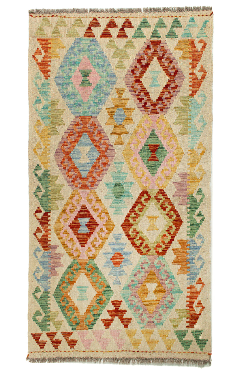 Kilim afegão | 135x74cm 