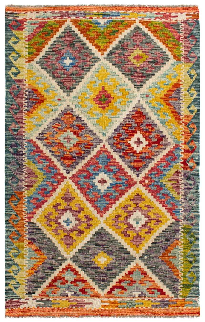 Kilim afegão | 129x75cm 