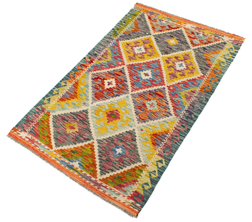Kilim afegão | 129x75cm 