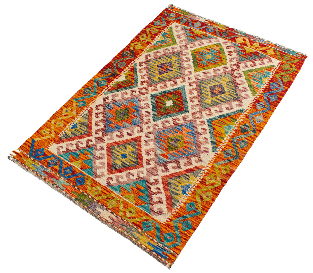 Kilim Afgano | 124 x 81 cm