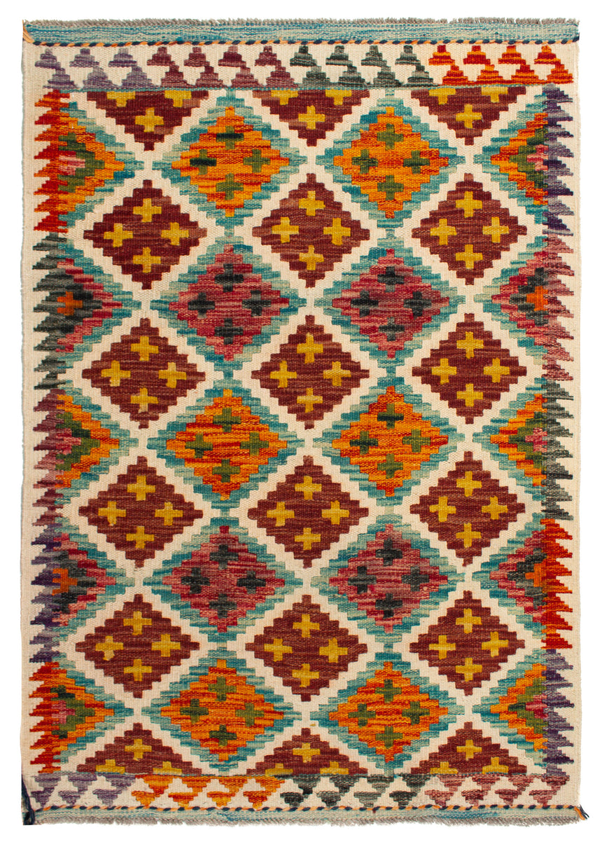 Kilim afegão | 126x86cm 