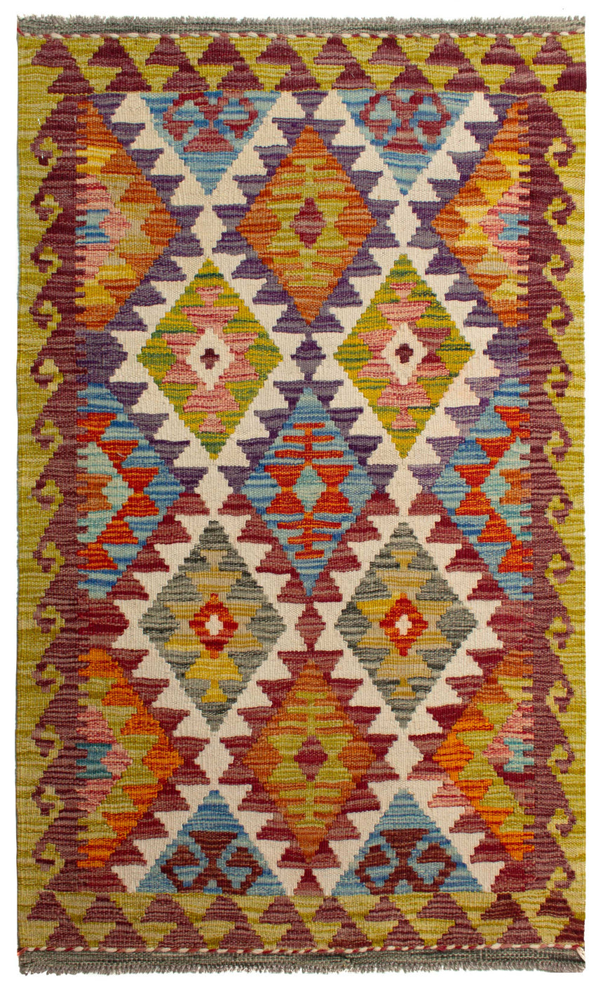 Kilim afegão | 127x77cm 