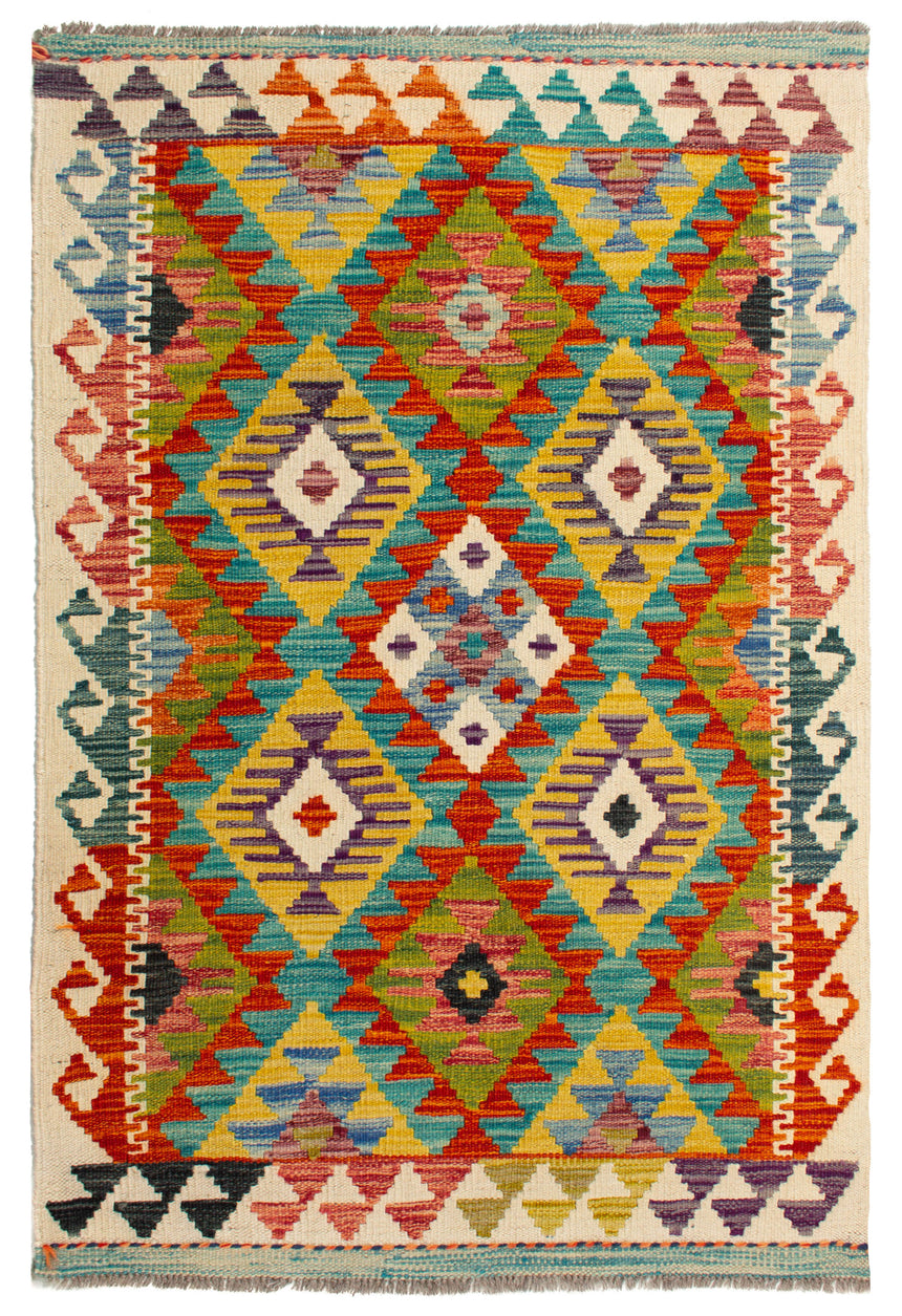 Kilim afegão | 121x83cm 