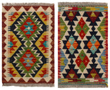 Kilim afegão | 60 x 40 (Aprox.) 2 unidades 