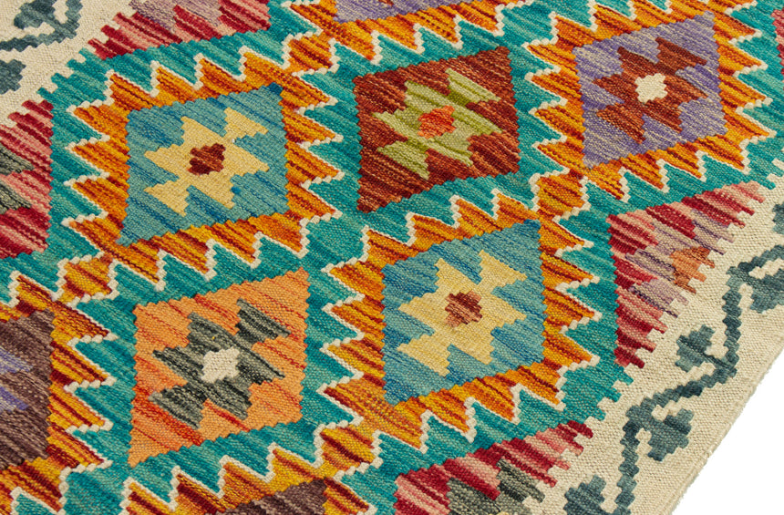 Kilim Afgano | 245 x 79 cm