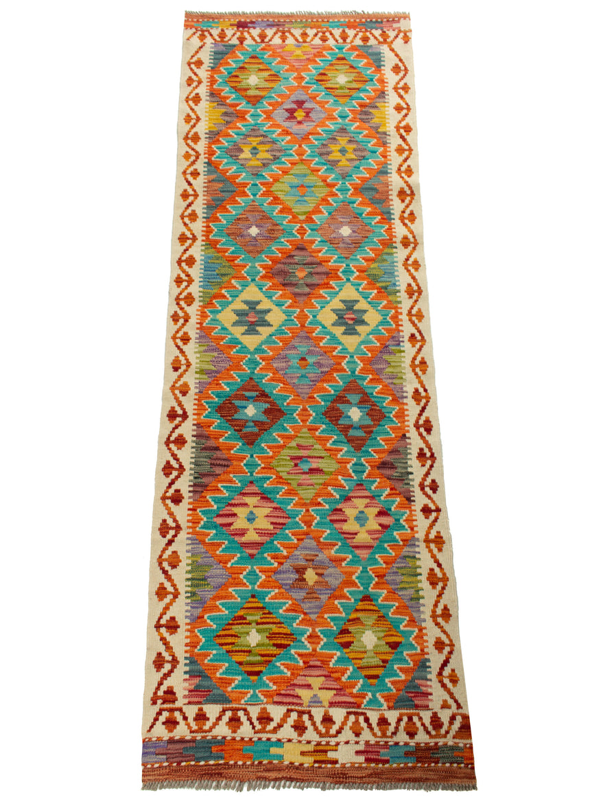 Kilim Afgano | 244 x 77 cm