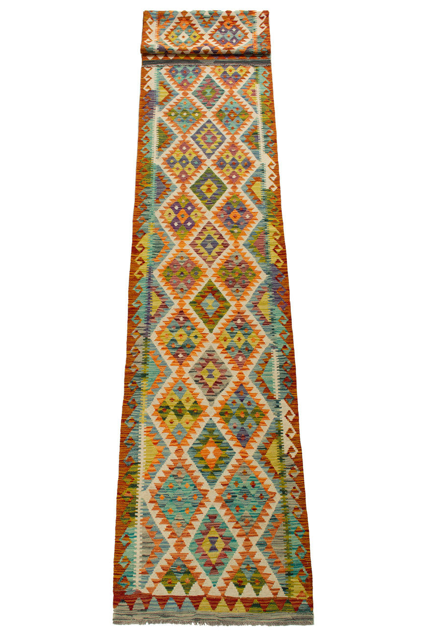 Kilim afegão | 494x79cm 