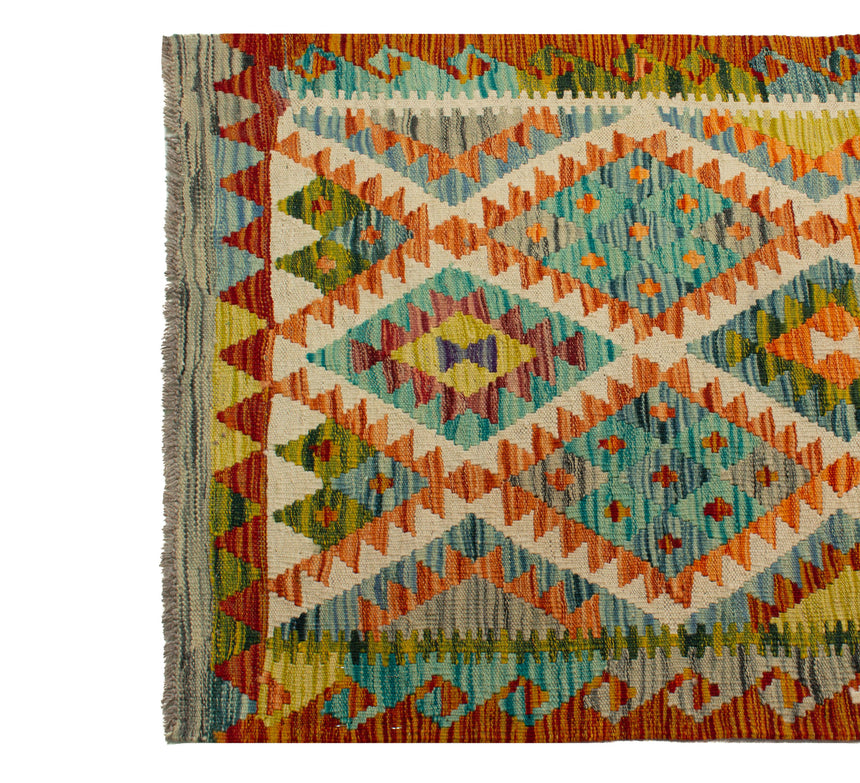 Kilim afegão | 494x79cm 