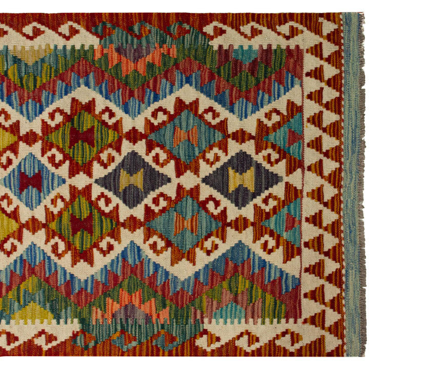 Kilim afegão | 394x79cm 