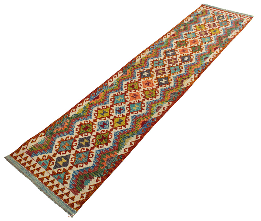Kilim afegão | 394x79cm 