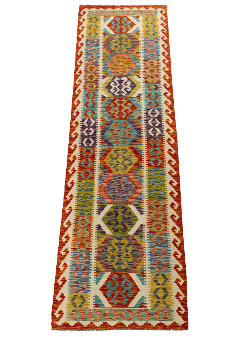Kilim afegão | 295x82cm 