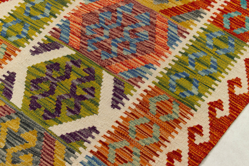 Kilim afegão | 295x82cm 