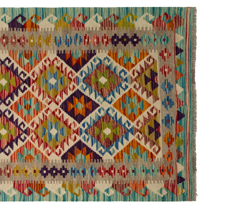 Kilim Afgano | 389 x 80 cm