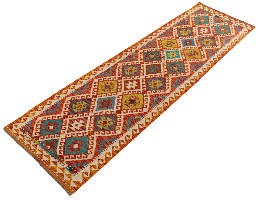 Kilim Afgano | 299 x 78 cm