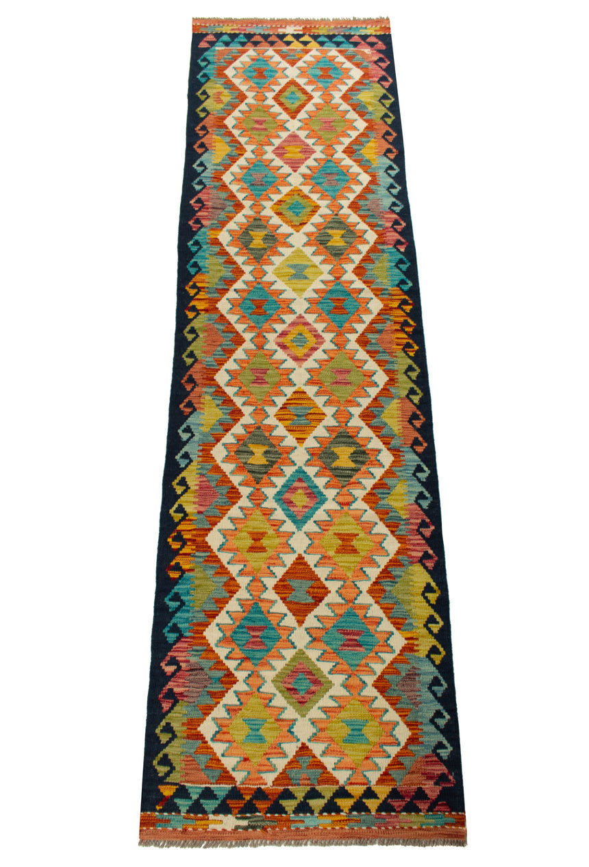 Kilim Afgano | 297 x 78 cm