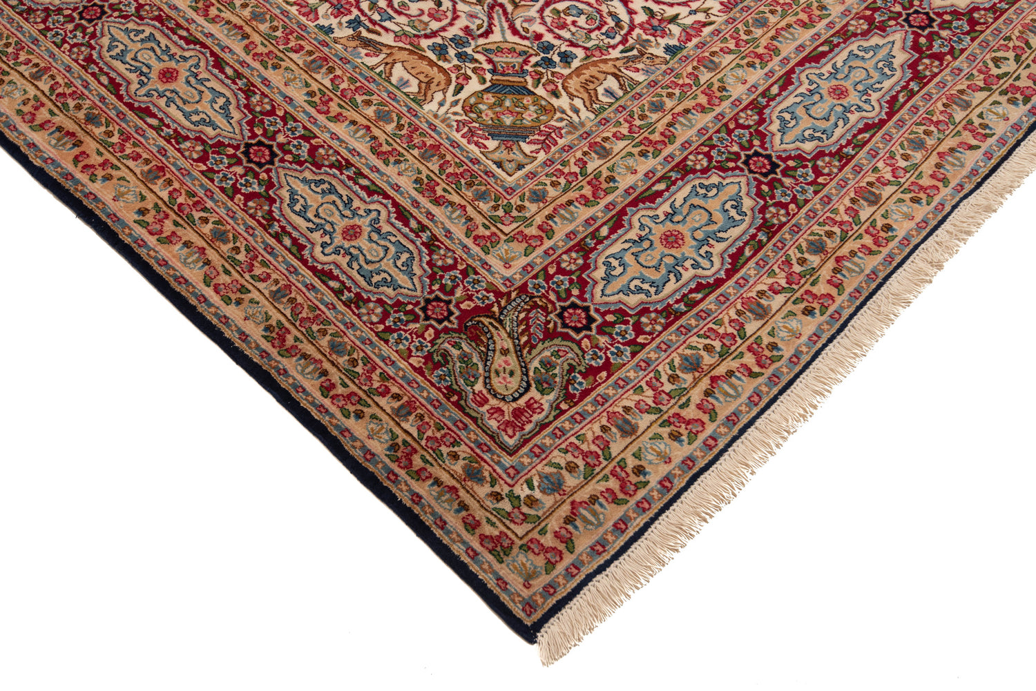 Antique 80-Year-Old Kerman Persian Rug | 397 x 290 cm 