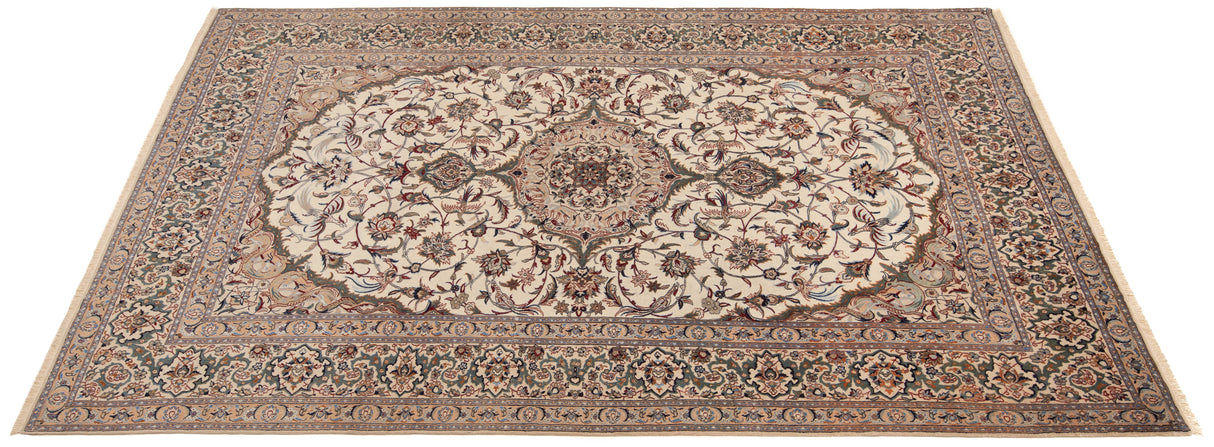 Alfombra Persa Nain 9La  Habibian Antigua 70 Años | 433 x 255 cm