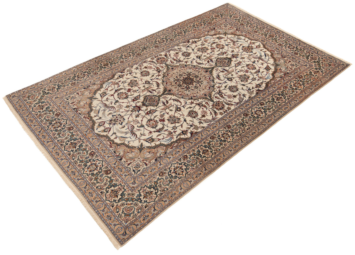 Alfombra Persa Nain 9La  Habibian Antigua 70 Años | 433 x 255 cm