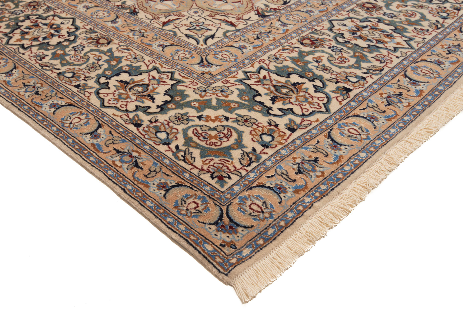 Nain 9La Habibian Persian Rug, Antique 70 Years | 433 x 255 cm 