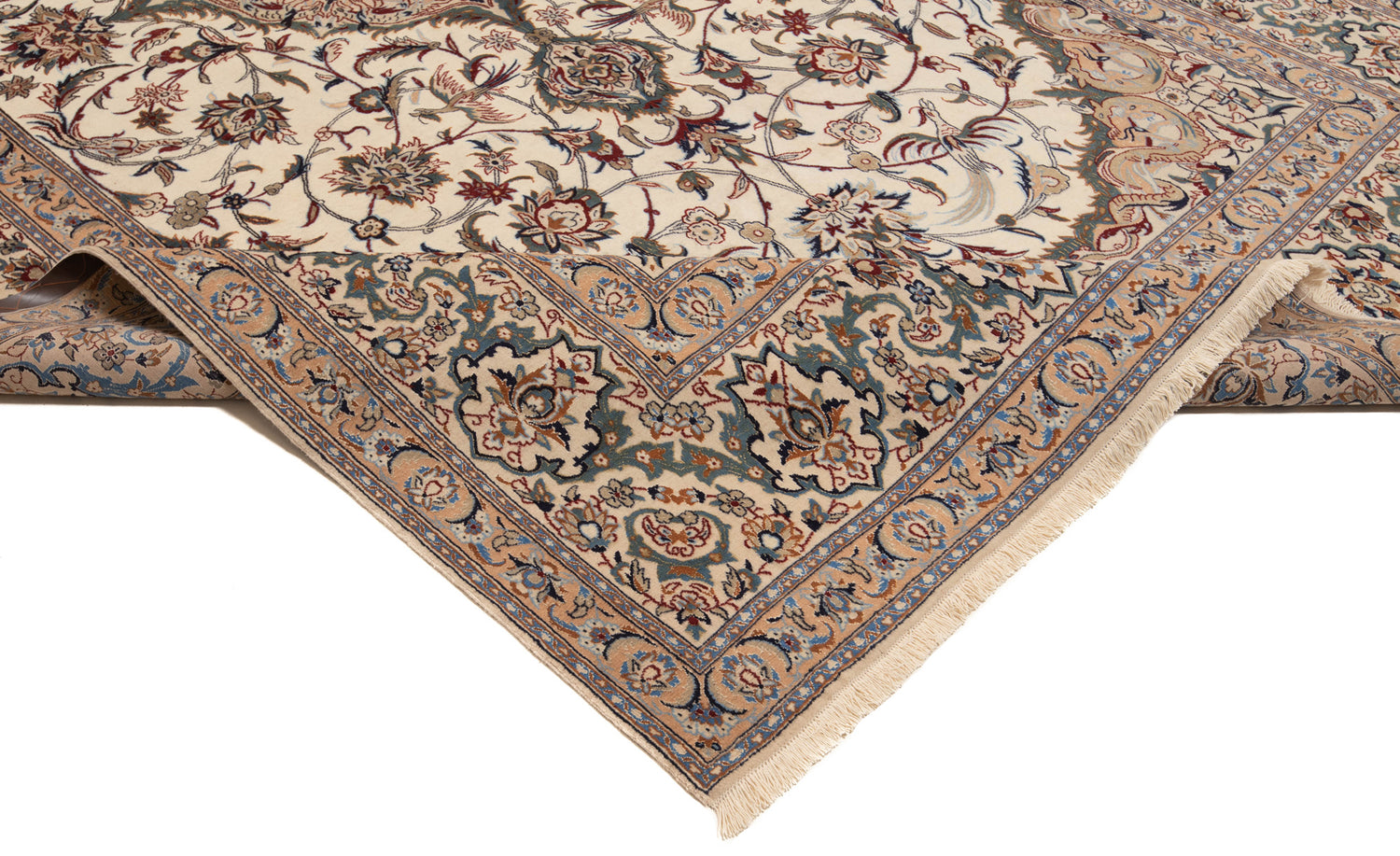 Nain 9La Habibian Persian Rug, Antique 70 Years | 433 x 255 cm 