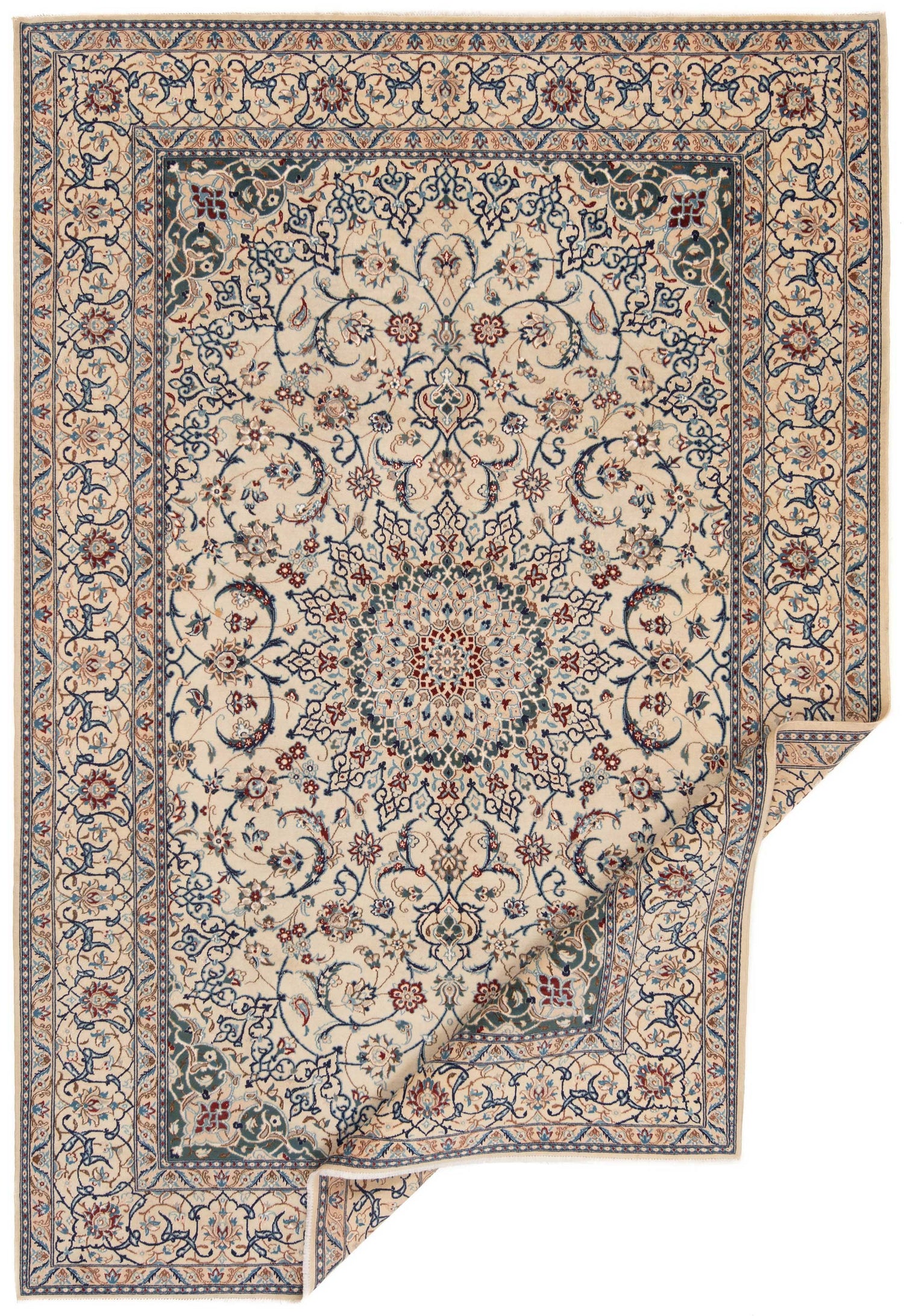 Alfombra Persa Nain 9La | 313 x 213 cm