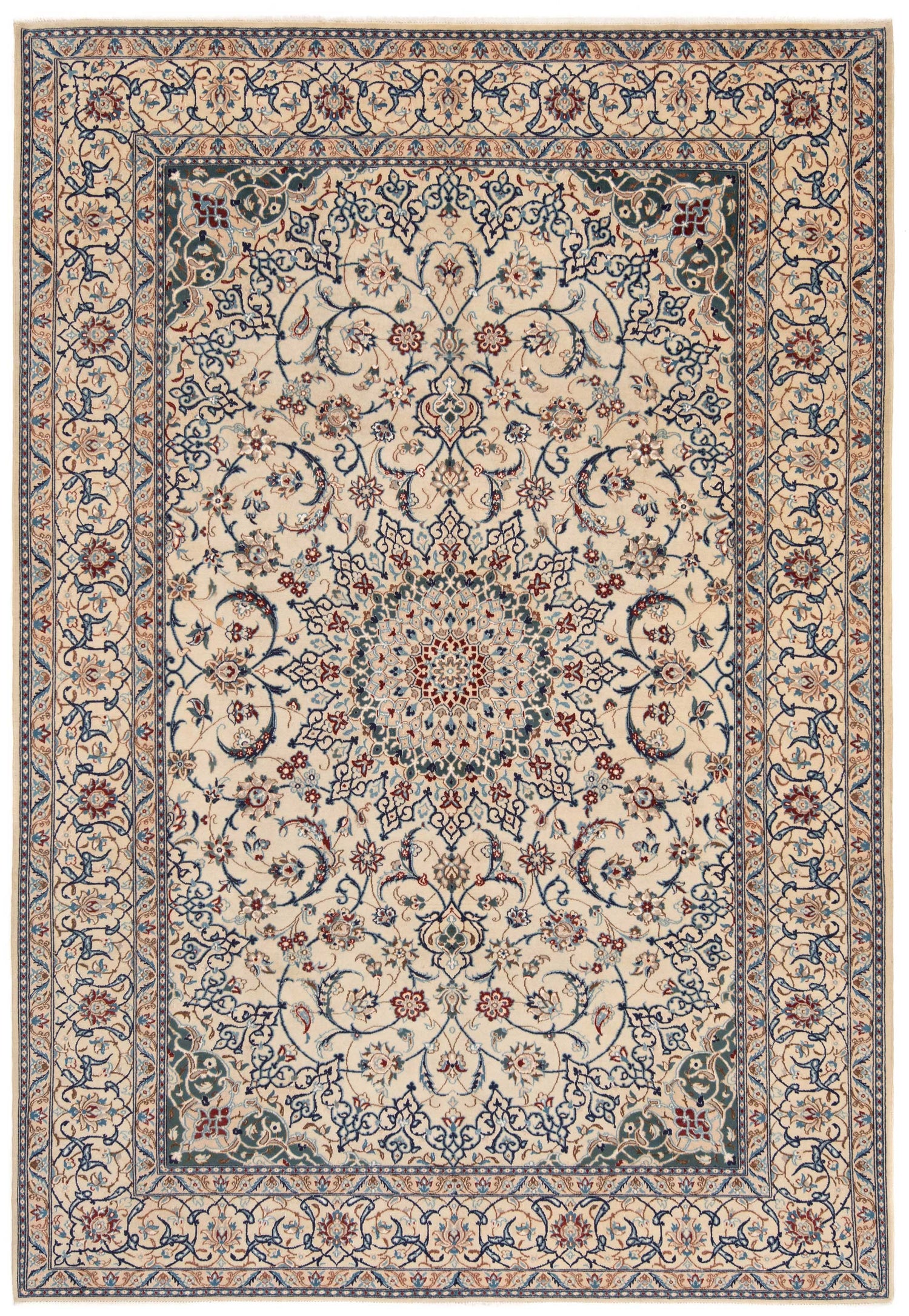 Alfombra Persa Nain 9La | 313 x 213 cm