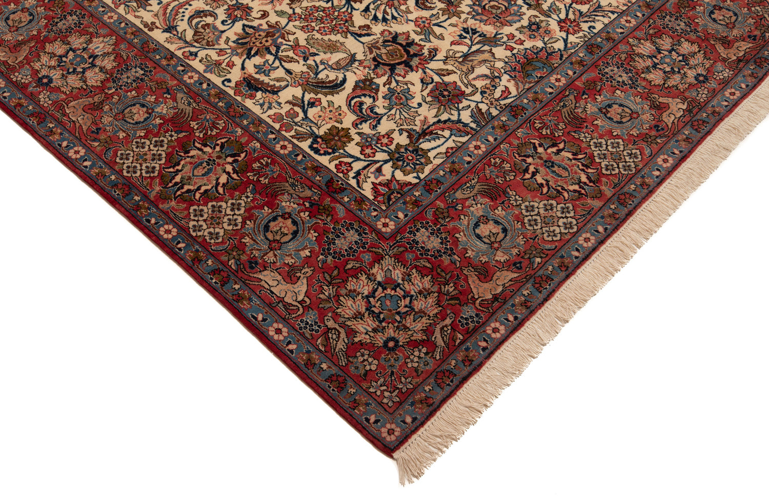 Antique Persian Isfahan Rug, 80 Years Old | 527 x 368 cm 