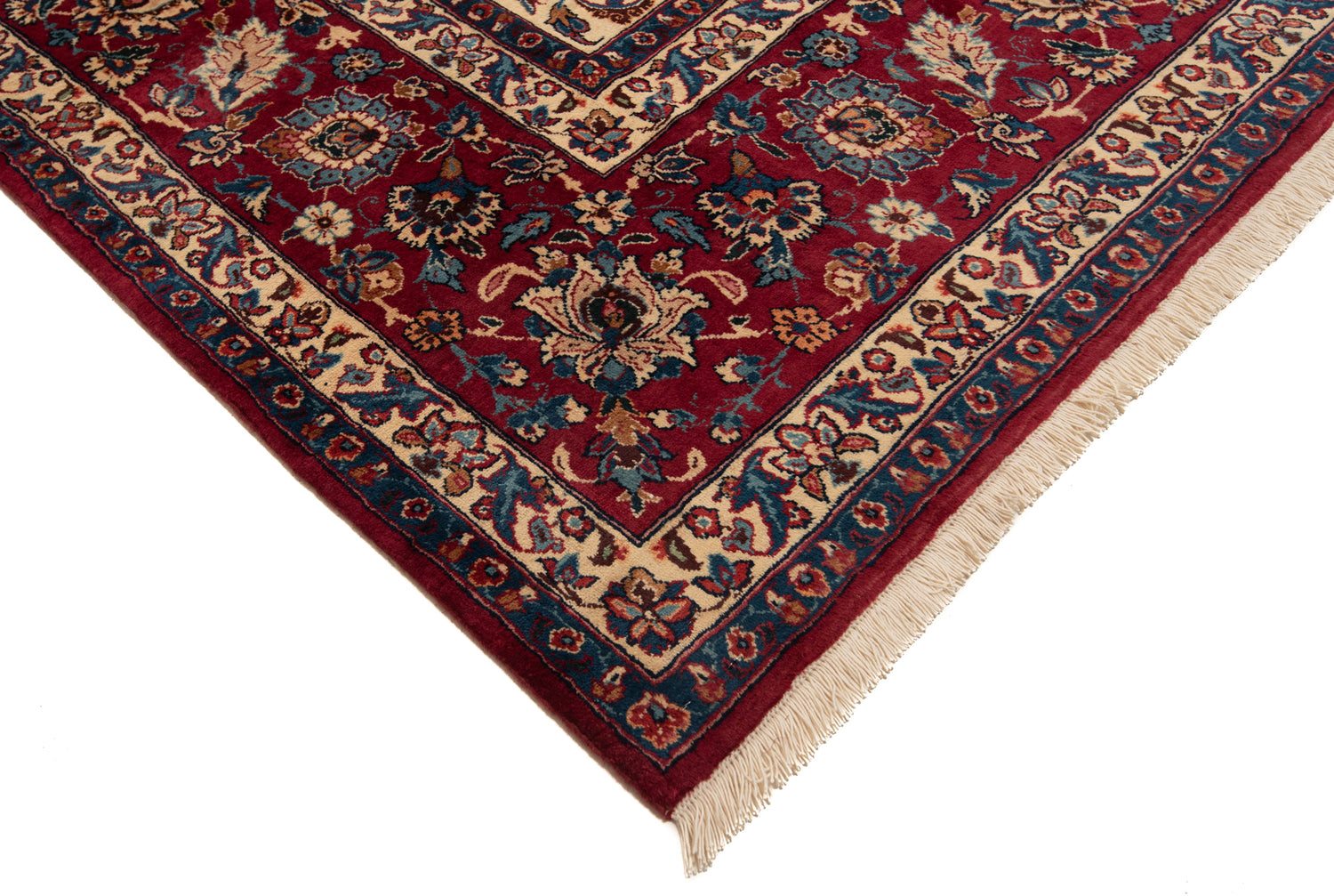 Alfombra Persa Yazd Antigua 80 Años | 452 x 297 cm