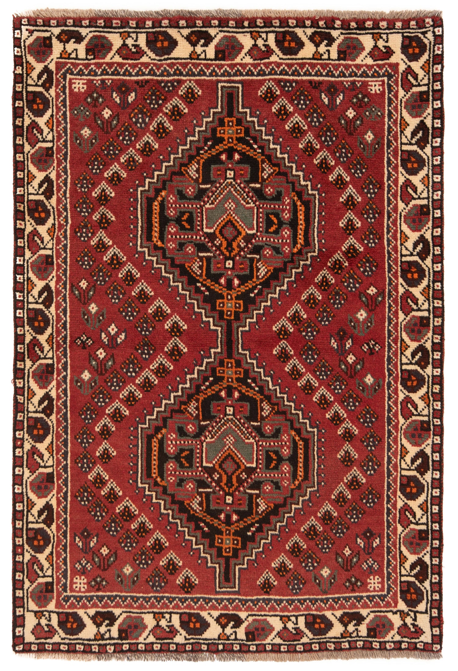 Alfombra Persa Shiraz | 155 x 102 cm