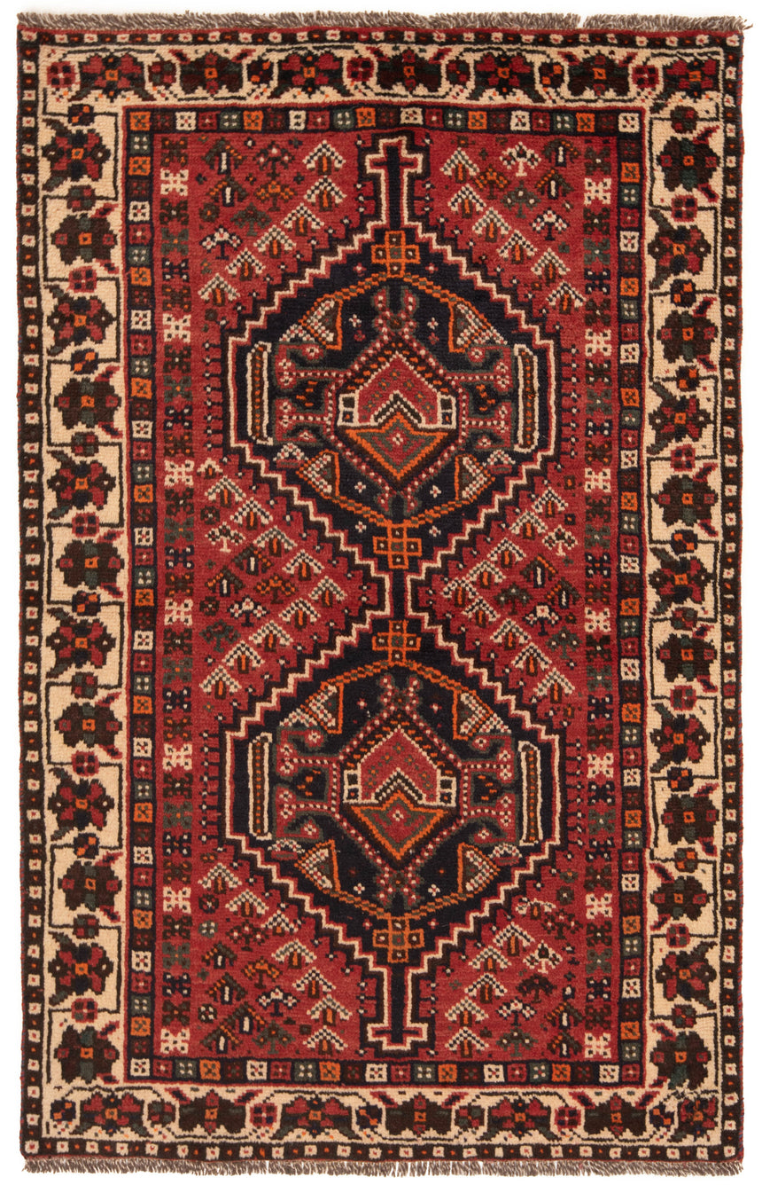 Alfombra Persa Shiraz | 158 x 100 cm