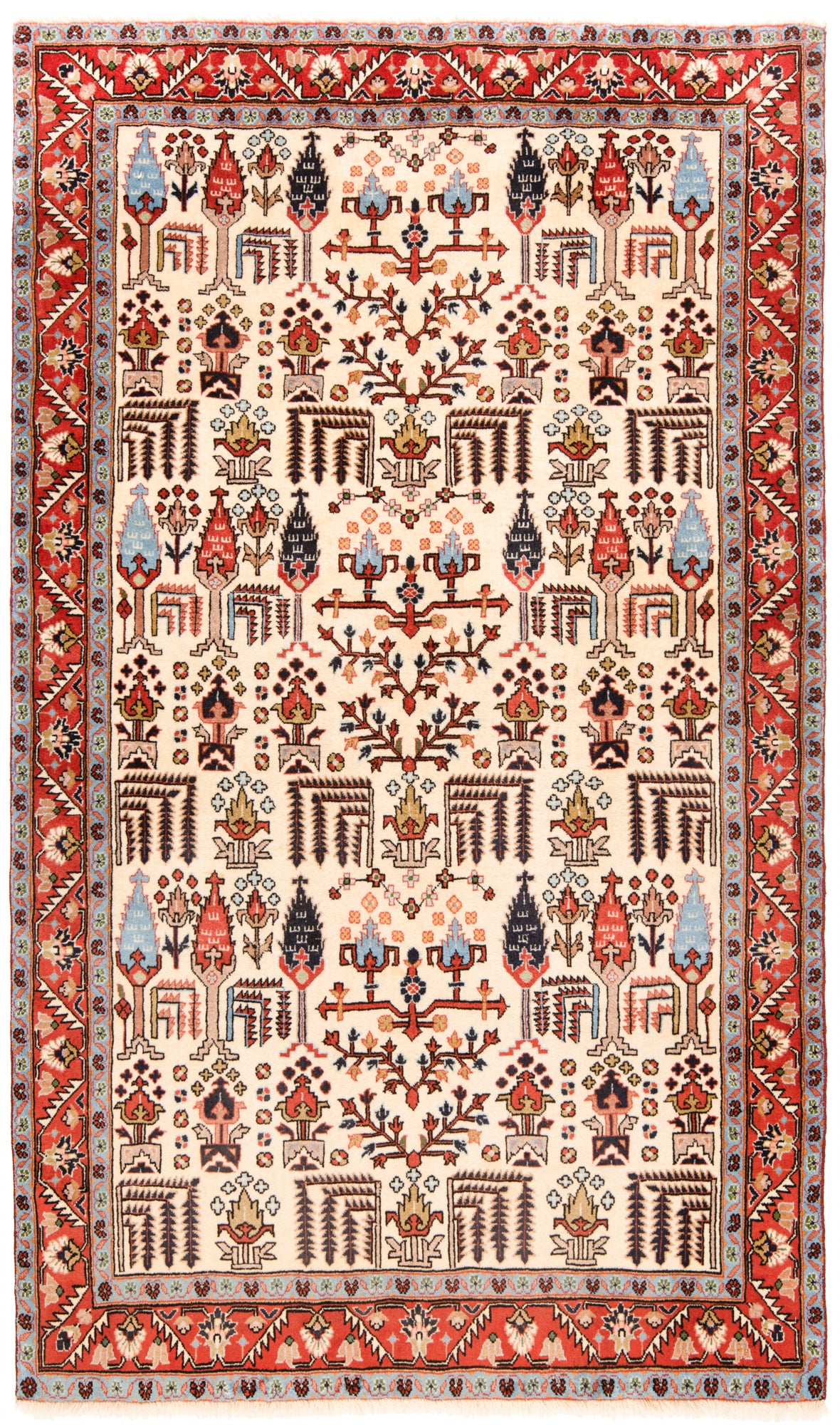 Alfombra persa Shiraz | 206 x 130 cm