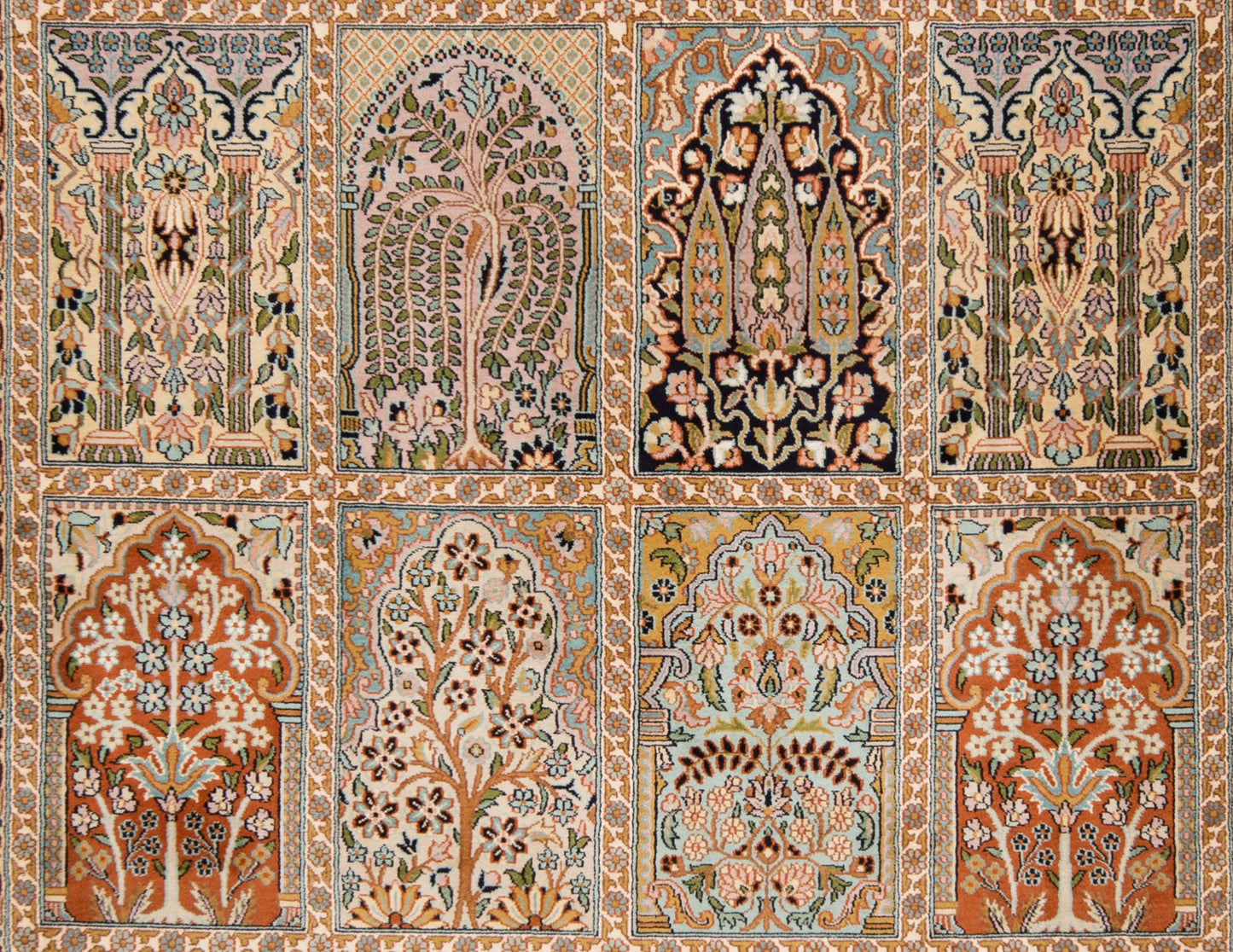 Seda pura de Cachemira | 216 x 155 cm