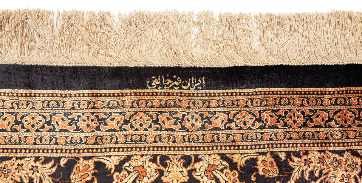 Carpete persa qom seda khaleghi | 396 x 297 cm