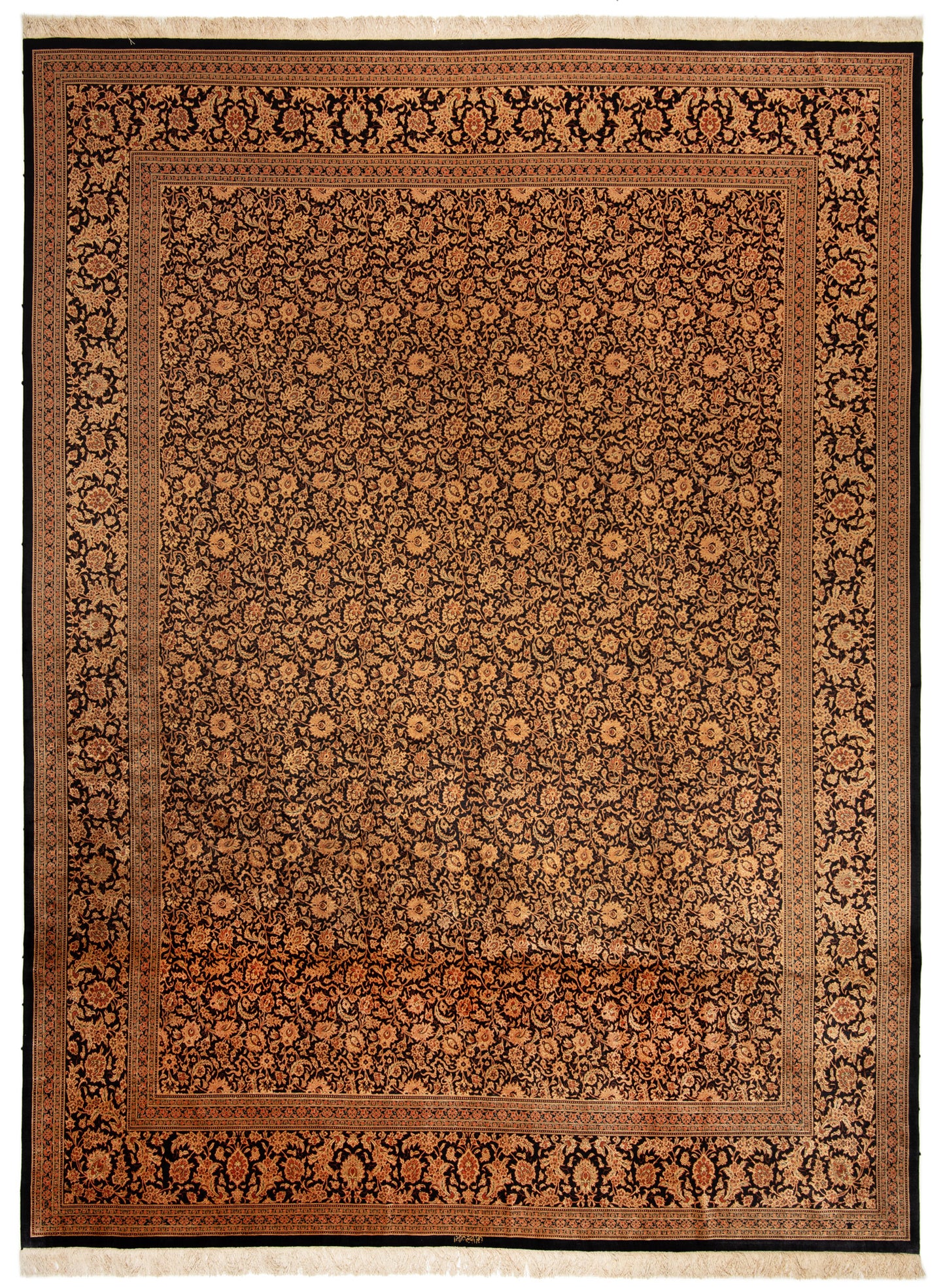 Alfombra persa Qom Silk Khaleghi | 396 x 297 cm