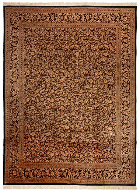 Alfombra persa Qom Silk Khaleghi | 396 x 297 cm