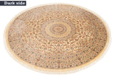 Fallahati persa persa de seda Qom | 198 x 198 cm