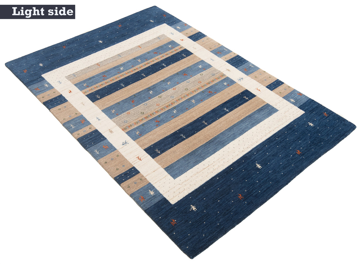 Alfombra de Handloom | 201 x 138 cm