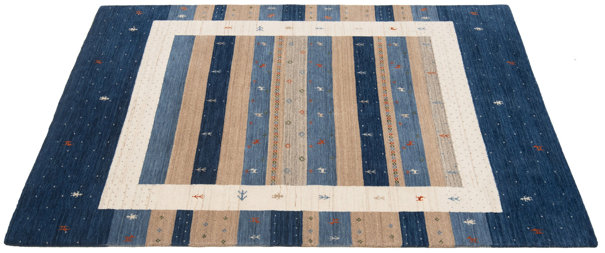 Alfombra de Handloom | 201 x 138 cm