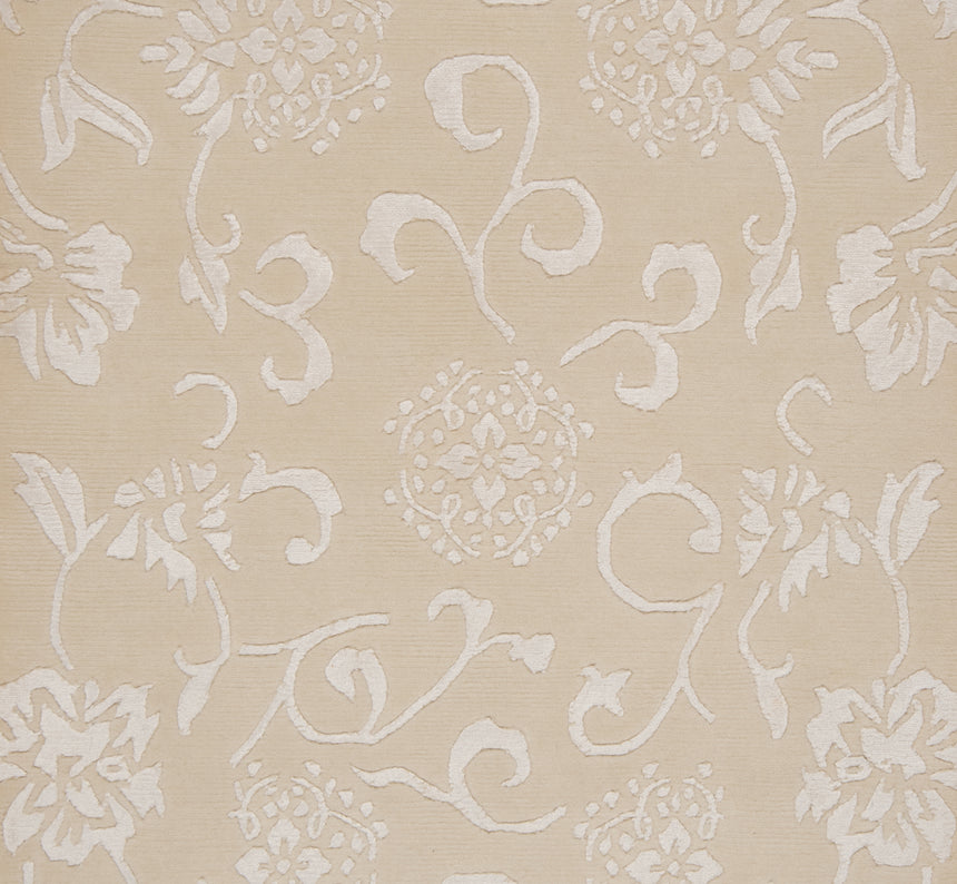 Alfombra moderna Pokara Silk Tach | 198 x 90 cm