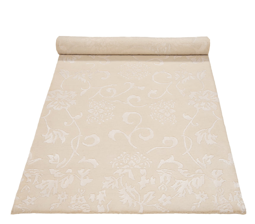 Alfombra moderna Pokara Silk Tach | 198 x 90 cm