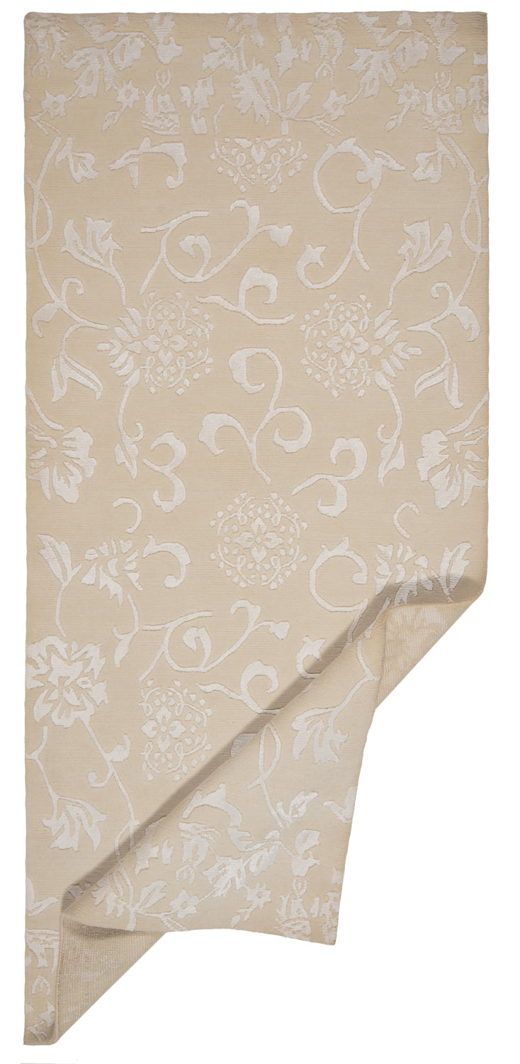 Alfombra moderna Pokara Silk Tach | 198 x 90 cm