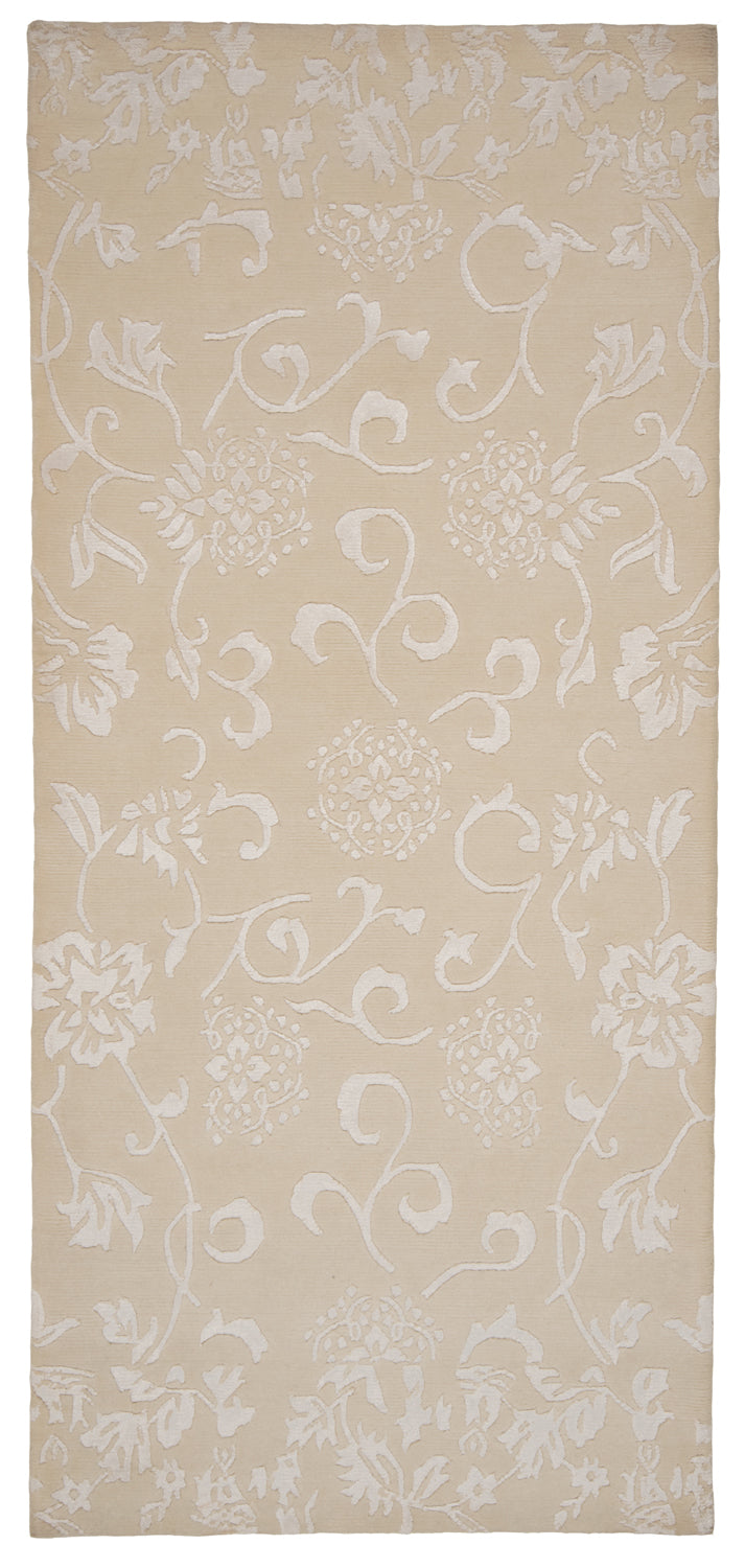 Alfombra moderna Pokara Silk Tach | 198 x 90 cm