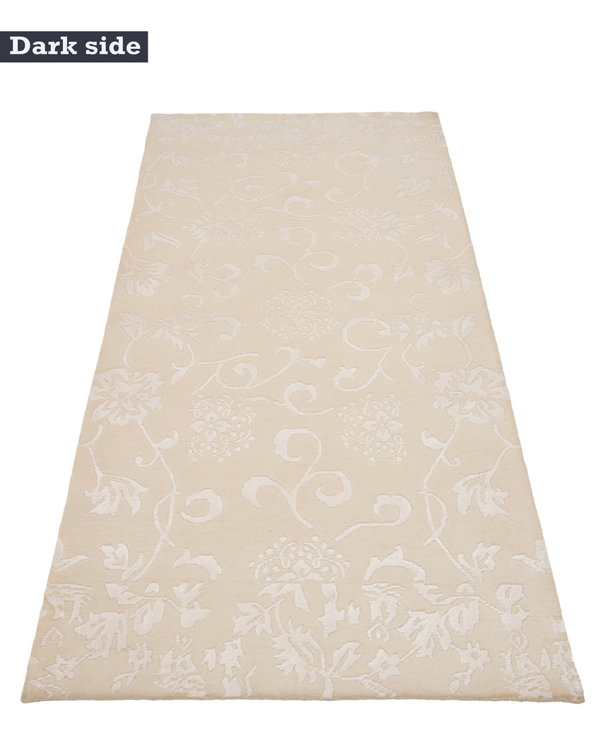 Alfombra moderna Pokara Silk Tach | 198 x 90 cm
