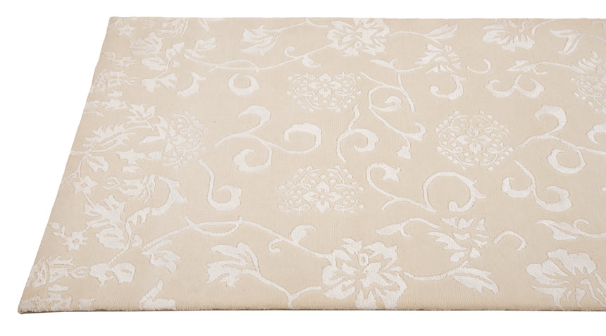 Alfombra moderna Pokara Silk Tach | 198 x 90 cm