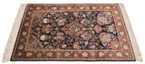 Tapete persa de seda Kashan | 158 x 101 cm