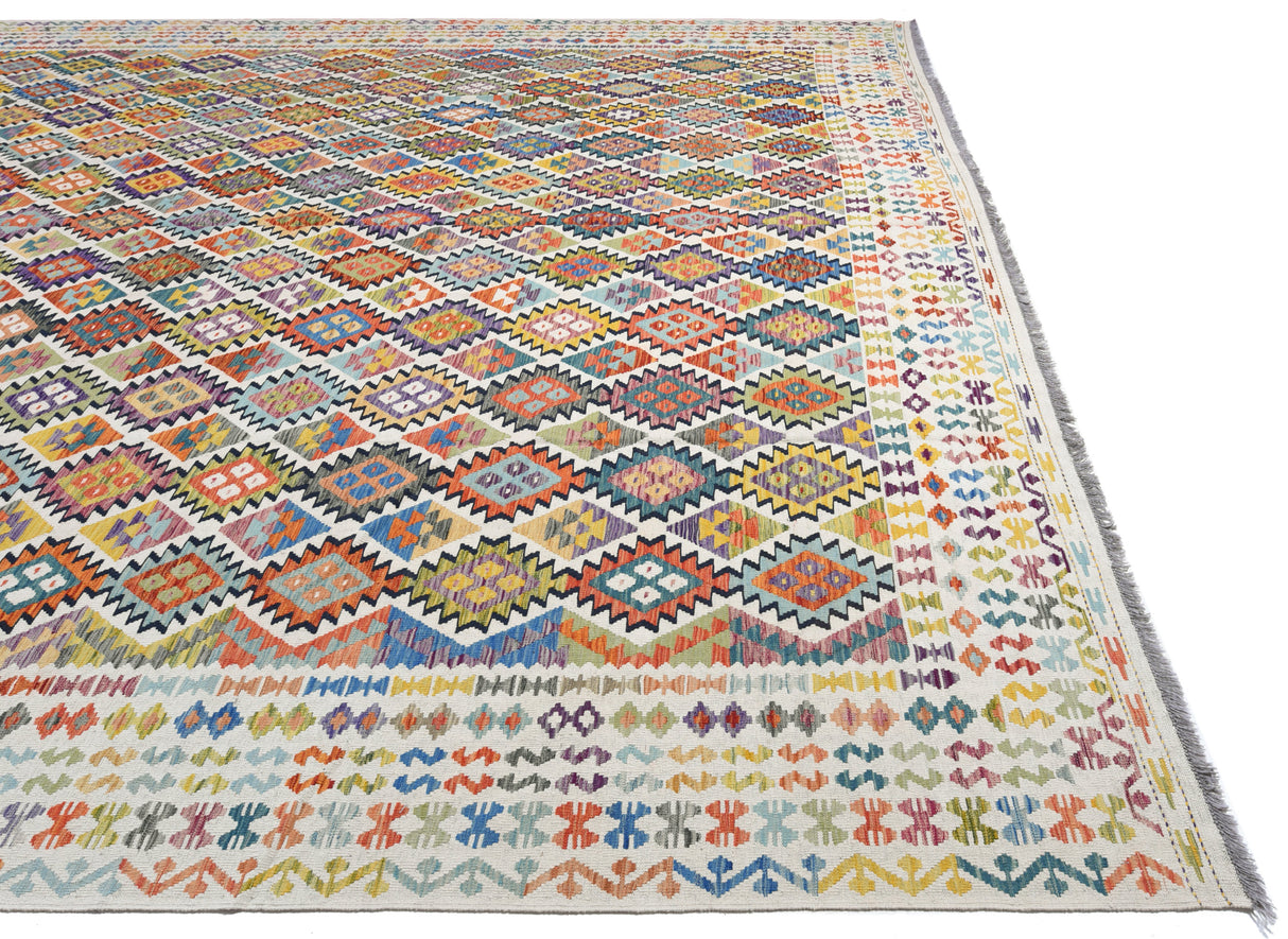 Afghano Kilim | 596 x 418 cm