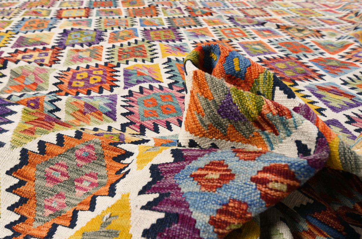 Kilim afgano | 487 x 415 cm